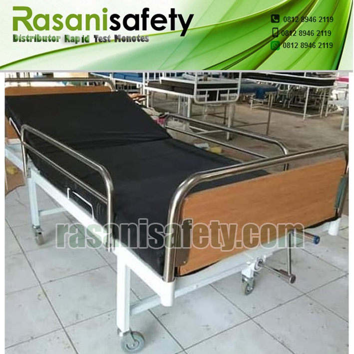 Ranjang pasien 1 engkol Engkol | bed pasien 1 crank Kayu engkol lipat | ranjang pasien rumah sakit |