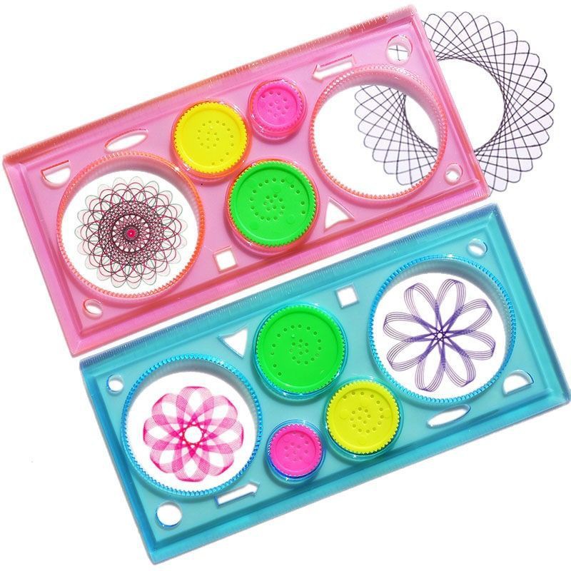 

Penggaris Unik Spirograph Geometri Ruler