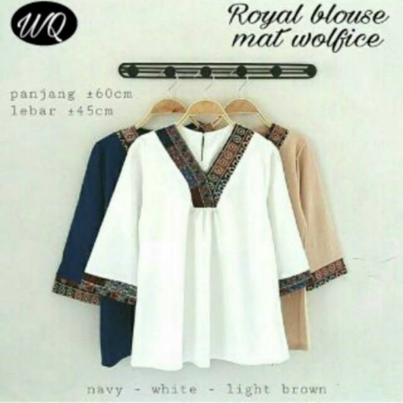 Royal blouse atasan wanita fashion remaja