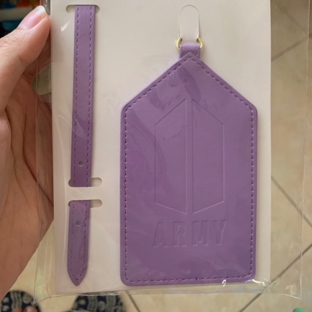 BTS JAPAN FANCLUB LUGGAGE TAG ARMY RM JIN SUGA JHOPE JIMIN V JUNGKOOK