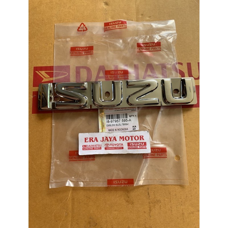 emblem ISUZU gril depan 595 panther capsul grand touring-pick up original
