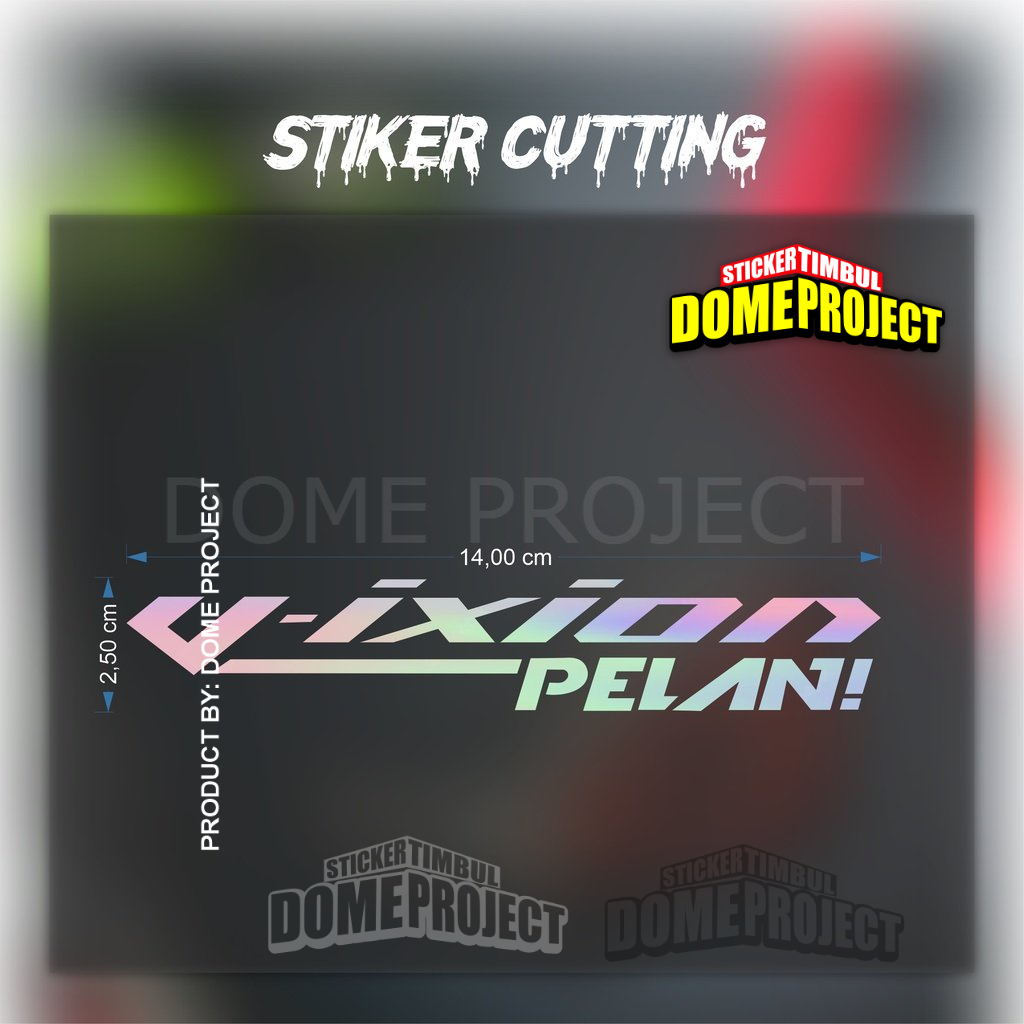 Stiker Vixion Pelan Stiker Cutting Motor