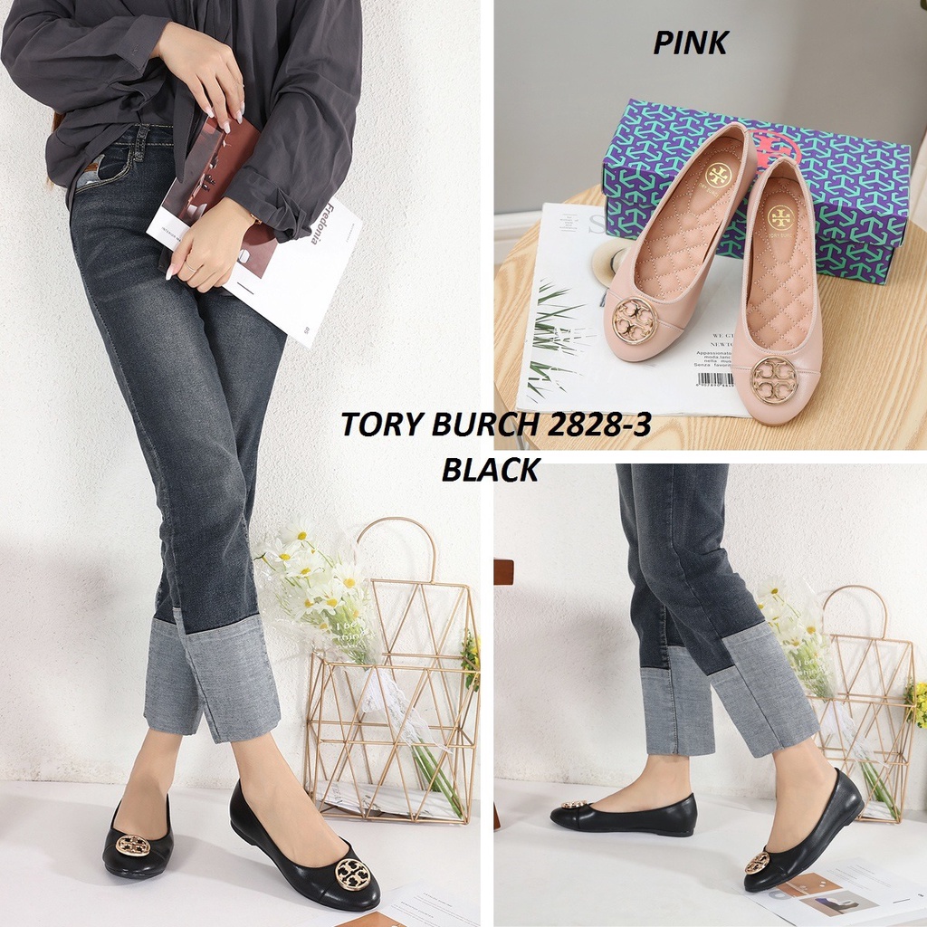 SEPATU WANITA FLAT SHOES KULIT 2828-3