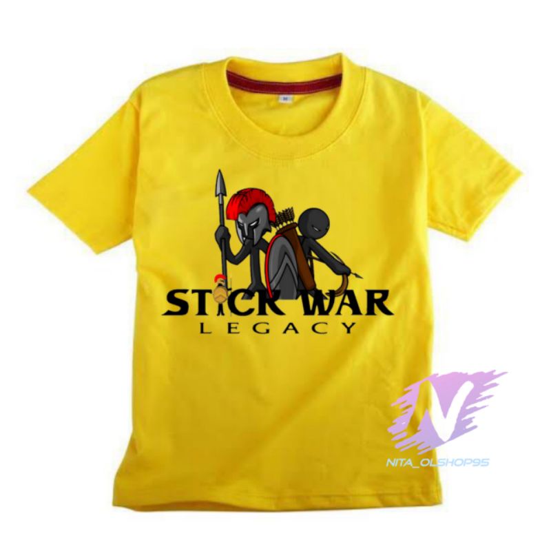 stickwar legacy kaos anak stickman baju kartun anak