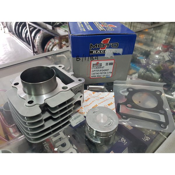 CYLINDER BLOK BORE UP MOTO 1 55 MM JUPITER Z - VEGA  RACING ORIGINAL ORI