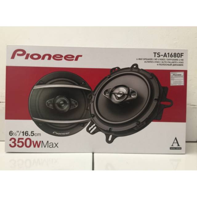 Pioneer TS A1680F Speaker 4way - Speaker Coaxial Pioneer TSA1680F