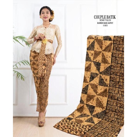 SET KAMEN LEMBARAN &amp; SELENDANG BATIK SEMI TULIS