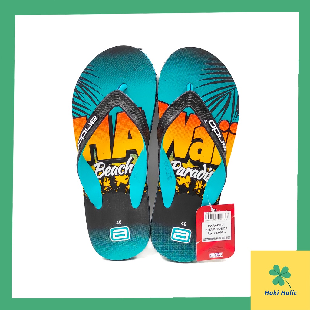 Ando Paradise - Sandal Jepit Ando Pria Dewasa Termurah Ukuran 38-42 Sandal Jepit Tahan Air dan Awet