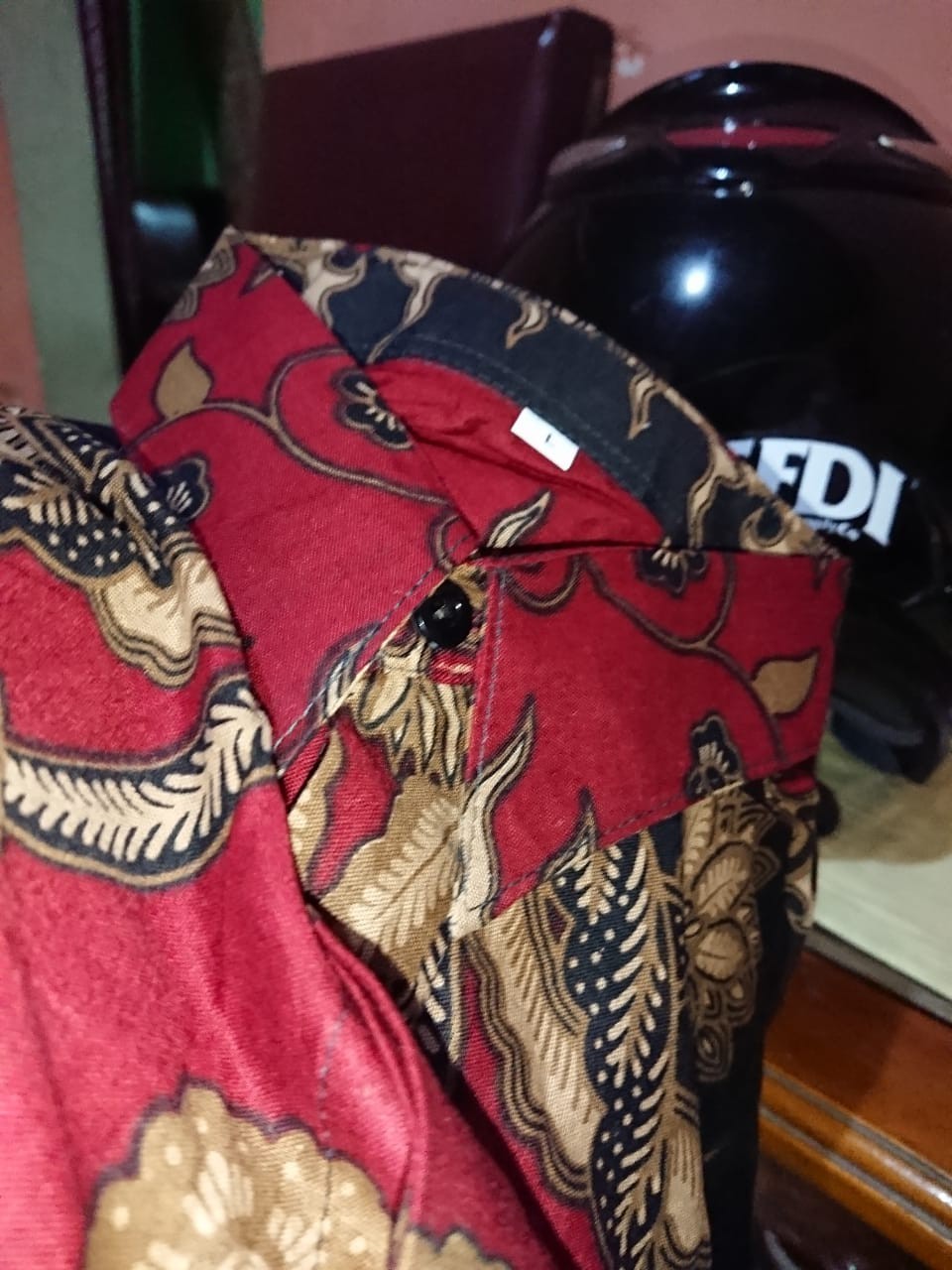 Batik Slimfit Modern Kemeja Batik Pria Formal Pegawai Guru Pns