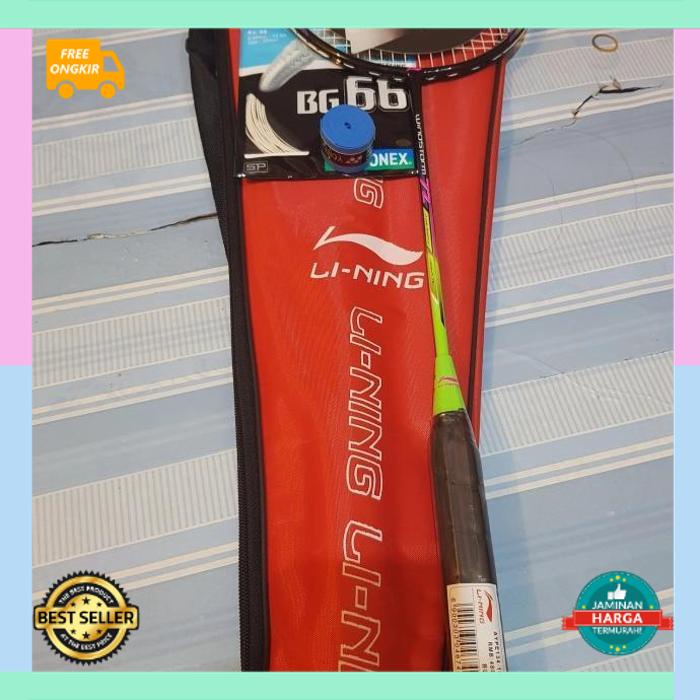 Paket Komplit Raket Sesuai Gambar raket lining winstrom 72 carbon COD