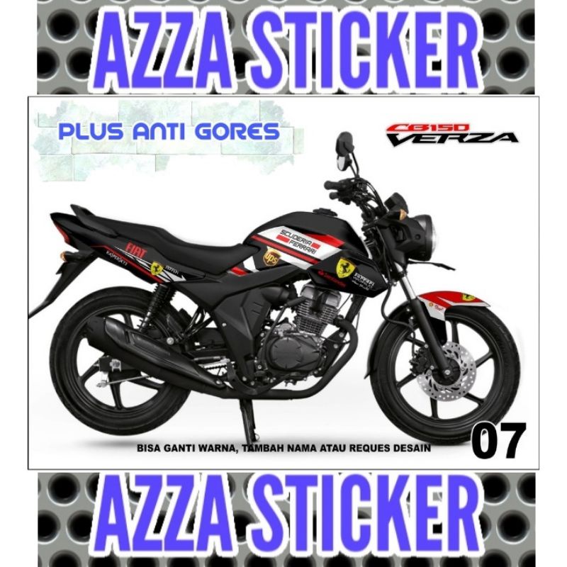 Stiker Dekal Verza Cb 150 Striping Motor verza cb 150 Full body Sticker Decal Motor verza cb 150 Dek