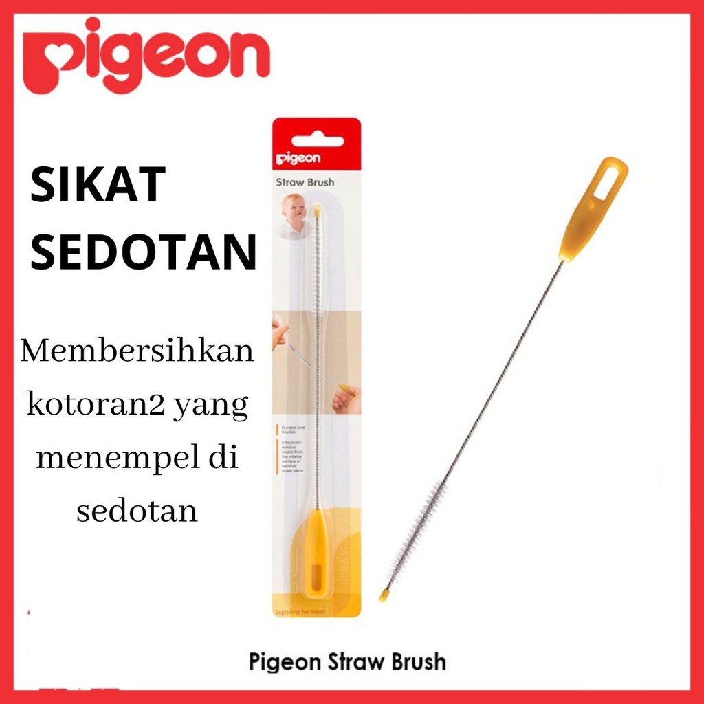 Pigeon Straw Brush Sikat Sedotan