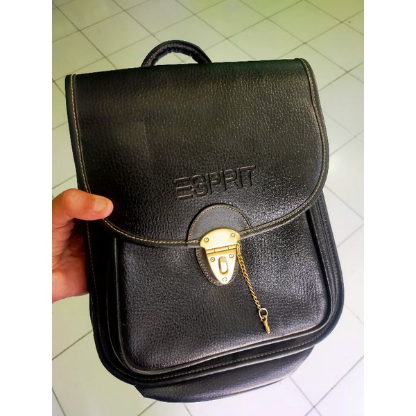 Preloved tas branded ori,  ransel wanita Esprit