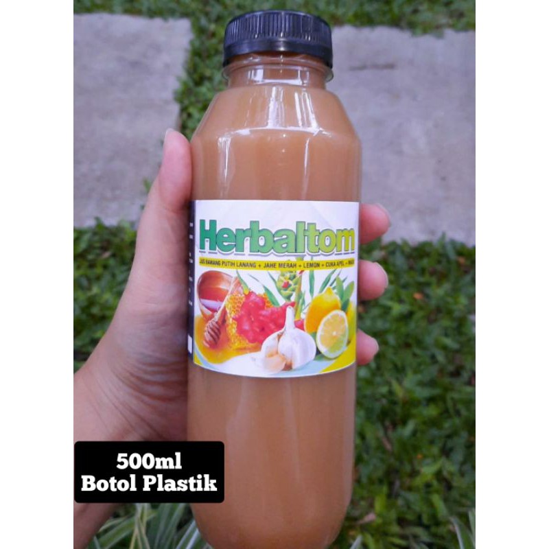 

JAMU HERBALTOM 500ML BAWANG LANANG, LEMON, CUKA APEL, JAHE MERAH