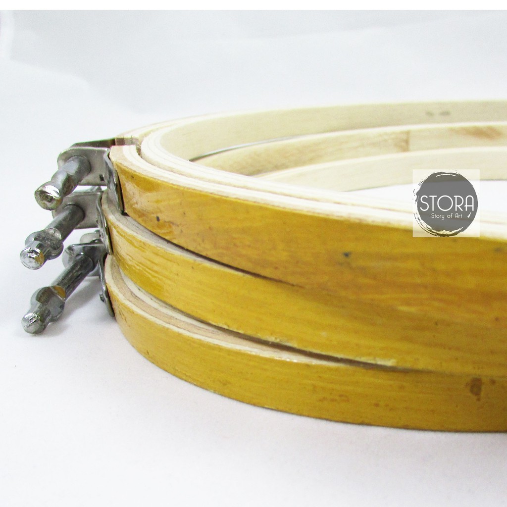 EMBROIDERY HOOP / hoop bambu / pemidangan kayu /rangka sulam