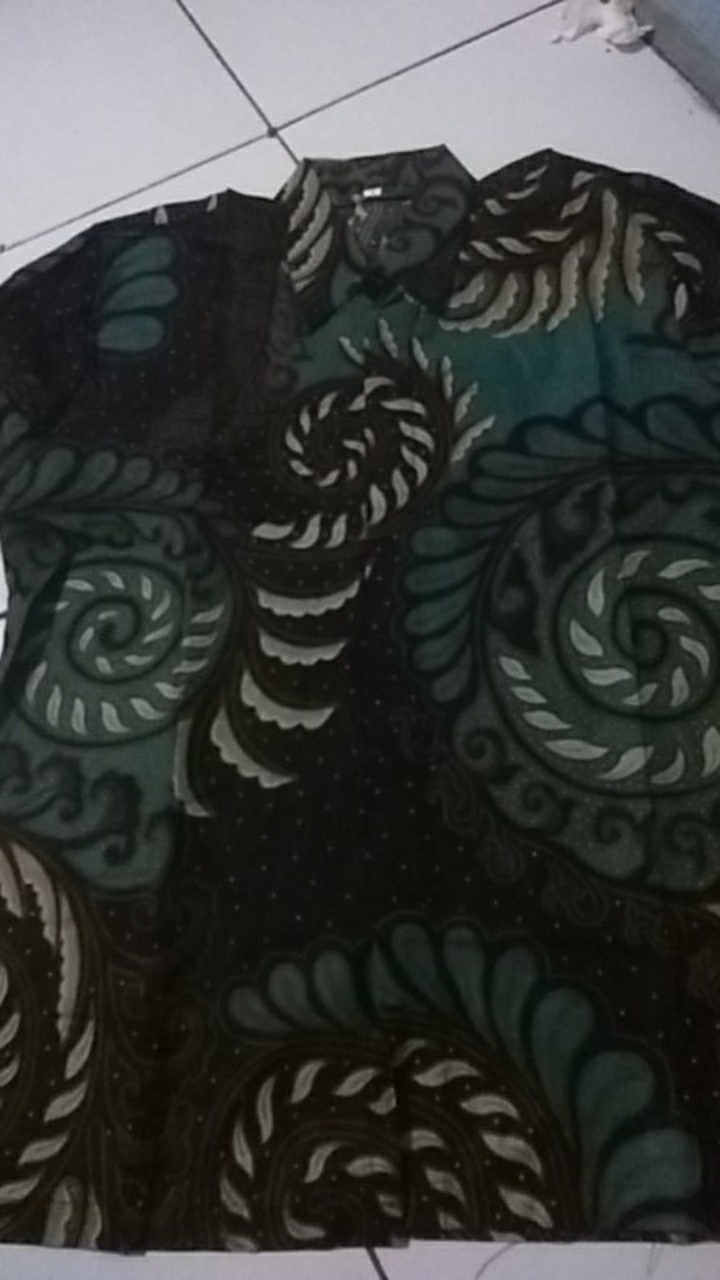 Baju Batik Pria Slimfit Big Size M L Xl Xxl Atasan Kemeja Batik Lengan Panjang Original