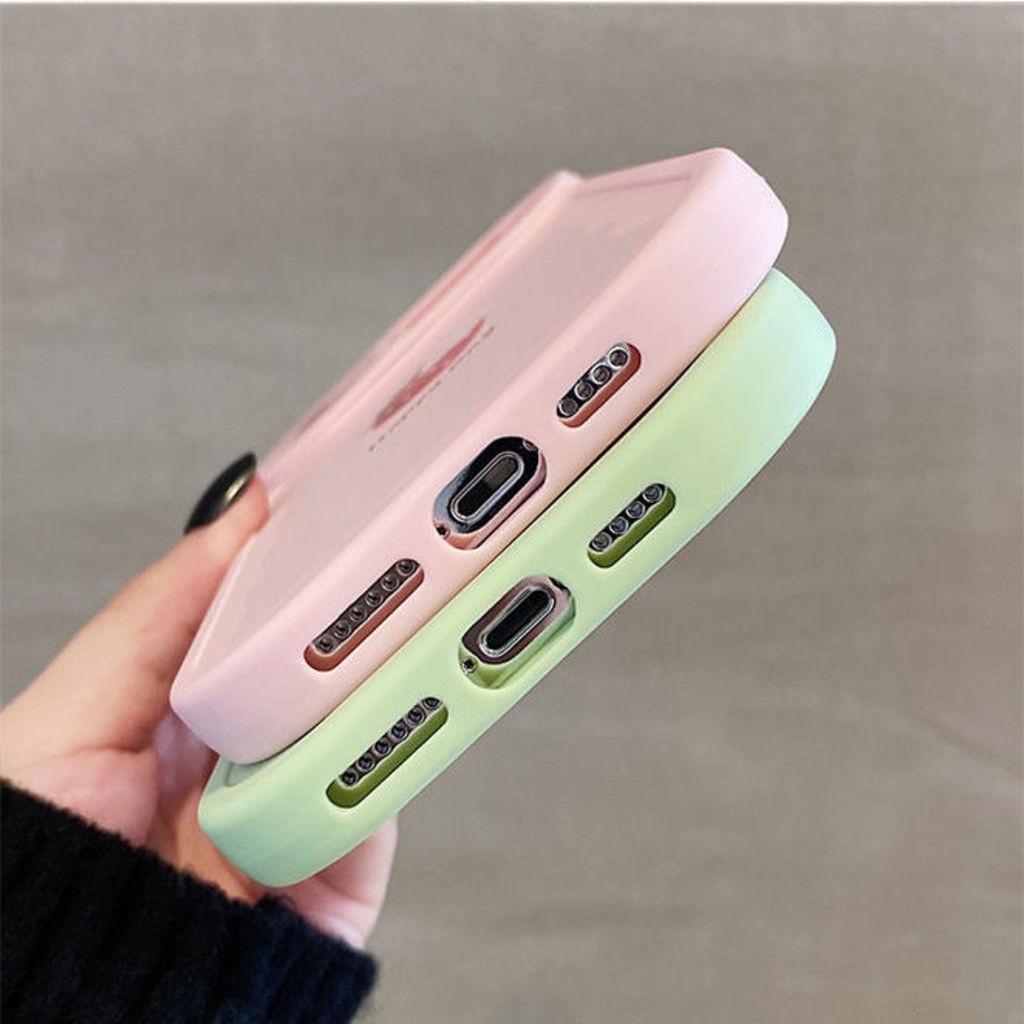 Casing iphone 12 13 11 Pro Max X Xs Max Xr Tko5 Motif Alpukat Strawberry Dengan Jendela Geser