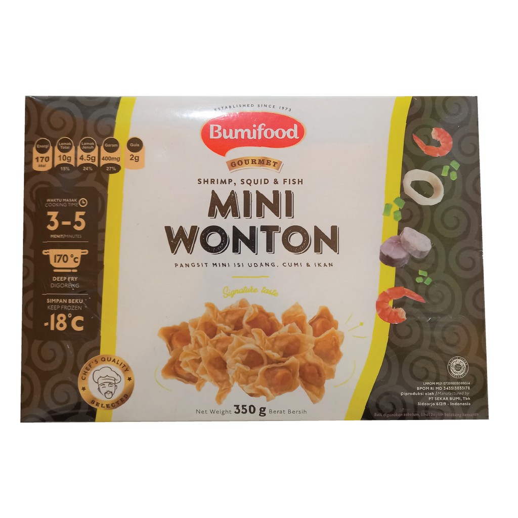 

BUMIFOOD MINI WONTON GOURMET 350GR