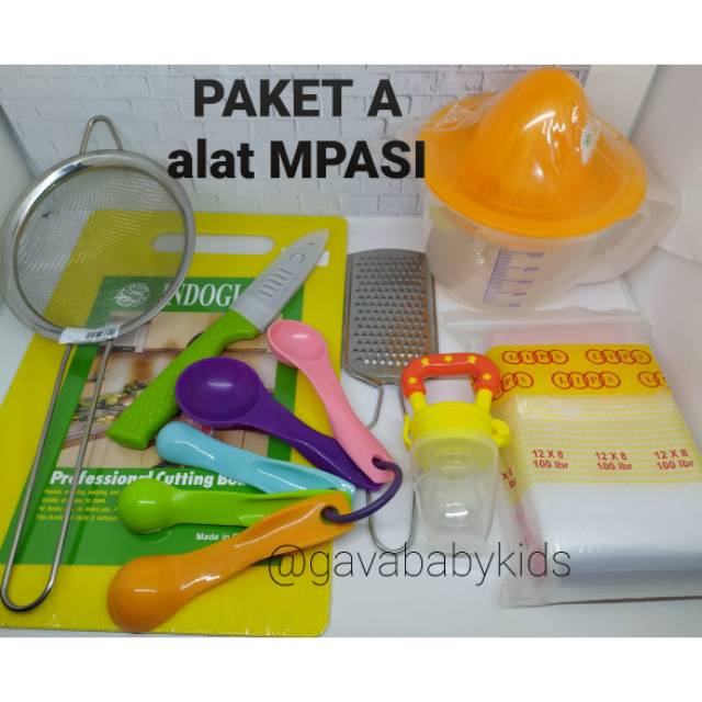 PAKET A ALAT MASAK MPASI BAYI 6 BULAN