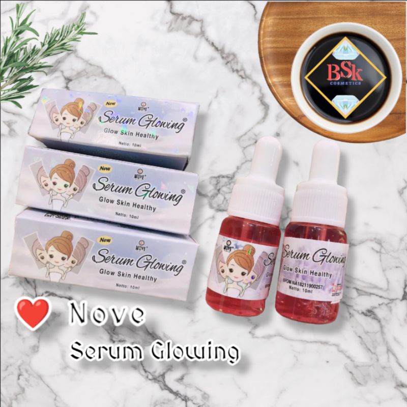 ⭐AJ⭐ NOVE Serum Glowing Bpom 10ml - Serum Glowing Original / Serum Glowing Brigthening Glow Skin Hea