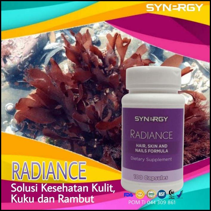 Suplemen Radiance Smart Detox Synergy Nutrisi Kuku Rambut Kulit Tubuh