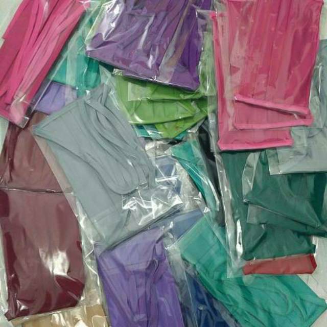 Grosir Murah Masker Kain Model Hijab Ready Stok