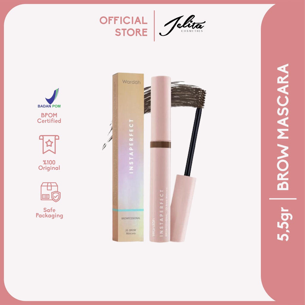 Wardah Instaperfect Browfessional 3D Brow Mascara