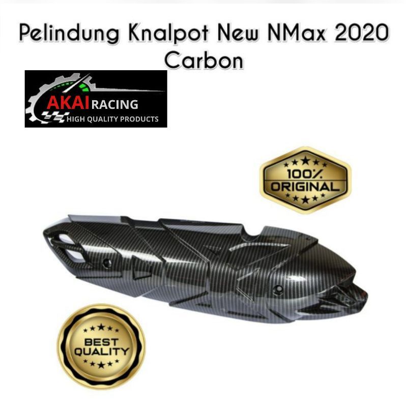 cover knalpot carbon nmax new 2020 tutup knalpot nmax carbon