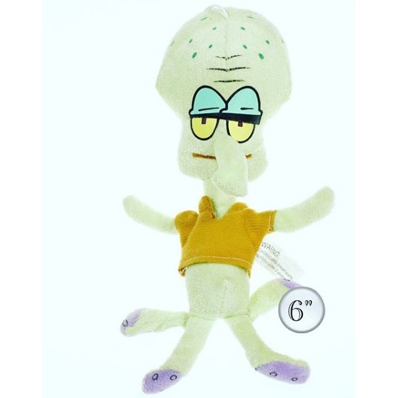 Boneka Cartoon Spongebob Squarepants Squidward 6inch Murah