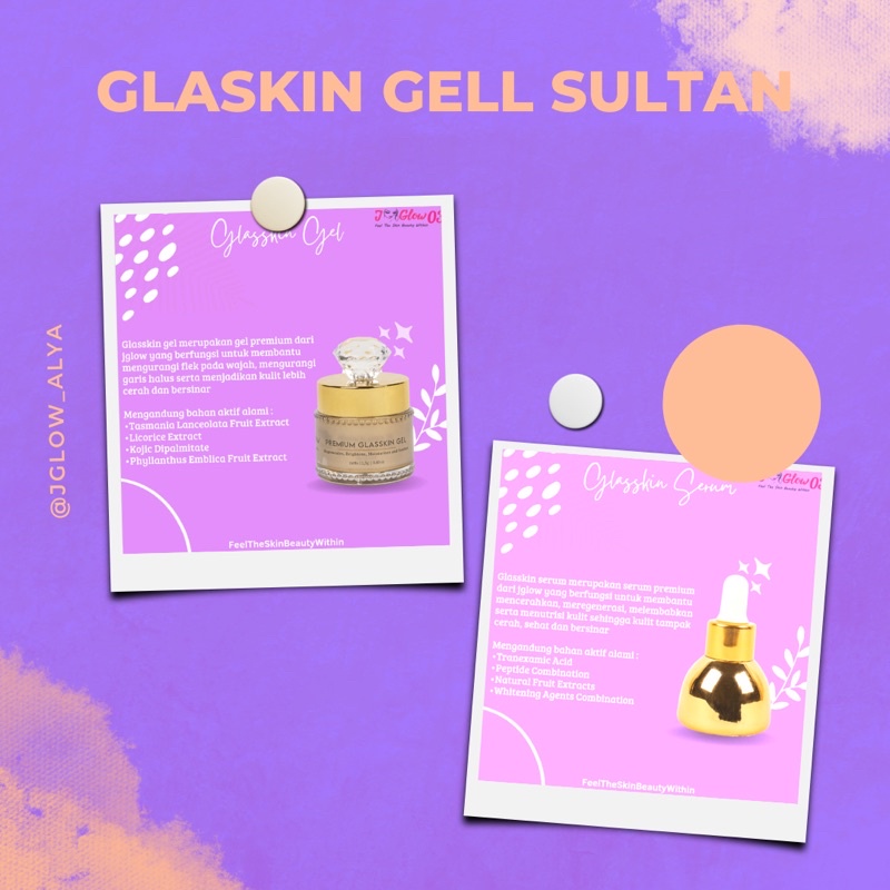PREMIUM GLASKIN GEL JELLY GLOWING JGLOW JELY/GLASKIN SERUM