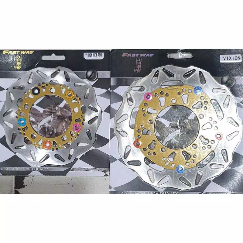 PIRINGAN CAKRAM DEPAN BELAKANG VIXION NEW