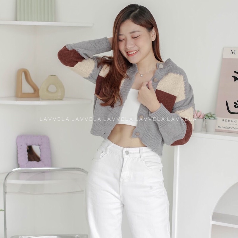 HAZEL CARDI LAVVELA CARDIGAN RAJUT IMPORT