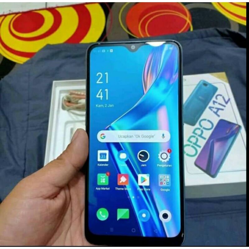 Hp/Oppo A12 Ram 4/64gb second like new