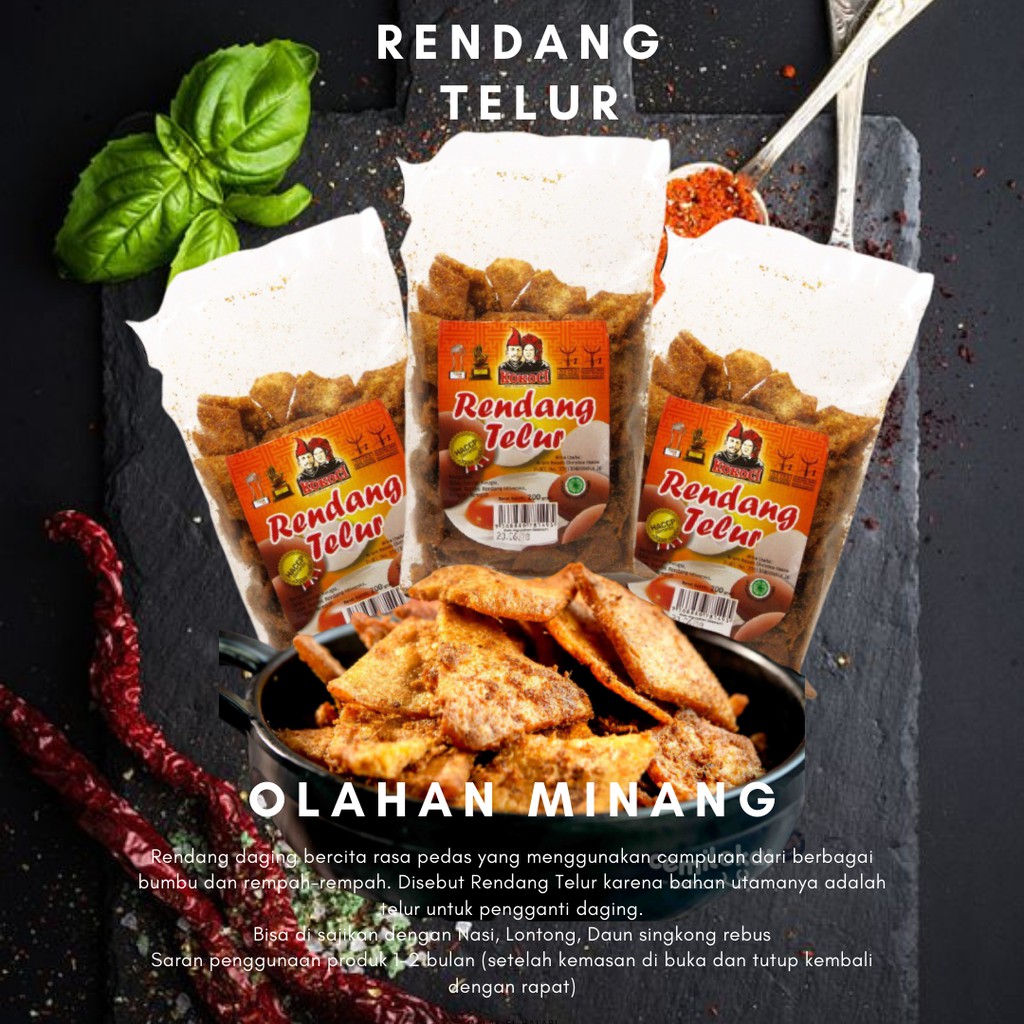 

Rendang Telur/Rendang Padang/Rendang/Rendang Kokoci/Rendang kering/Rendang asli/Rendang telur kokoci