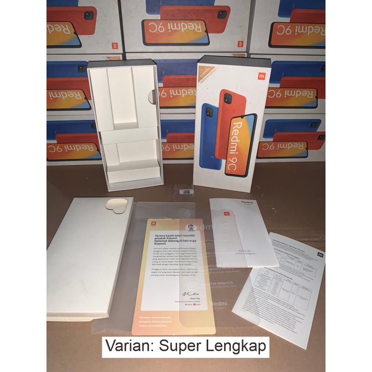 

Kardus Box Dus Xiaomi Redmi 9C Model M2006C3MG Lengkap Original 100% Copotan Asli