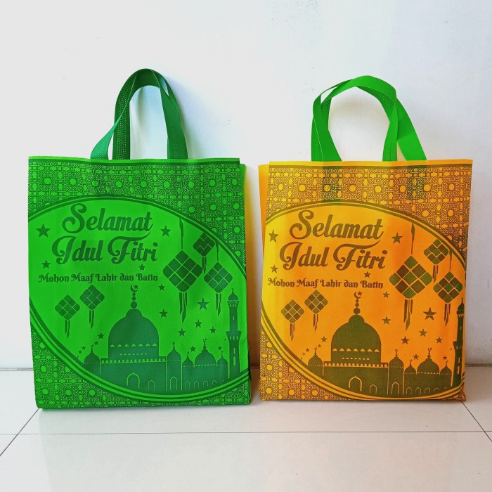 

NEW Tas Kain Lebaran Idul Fitri 30x40x08 - Kuning