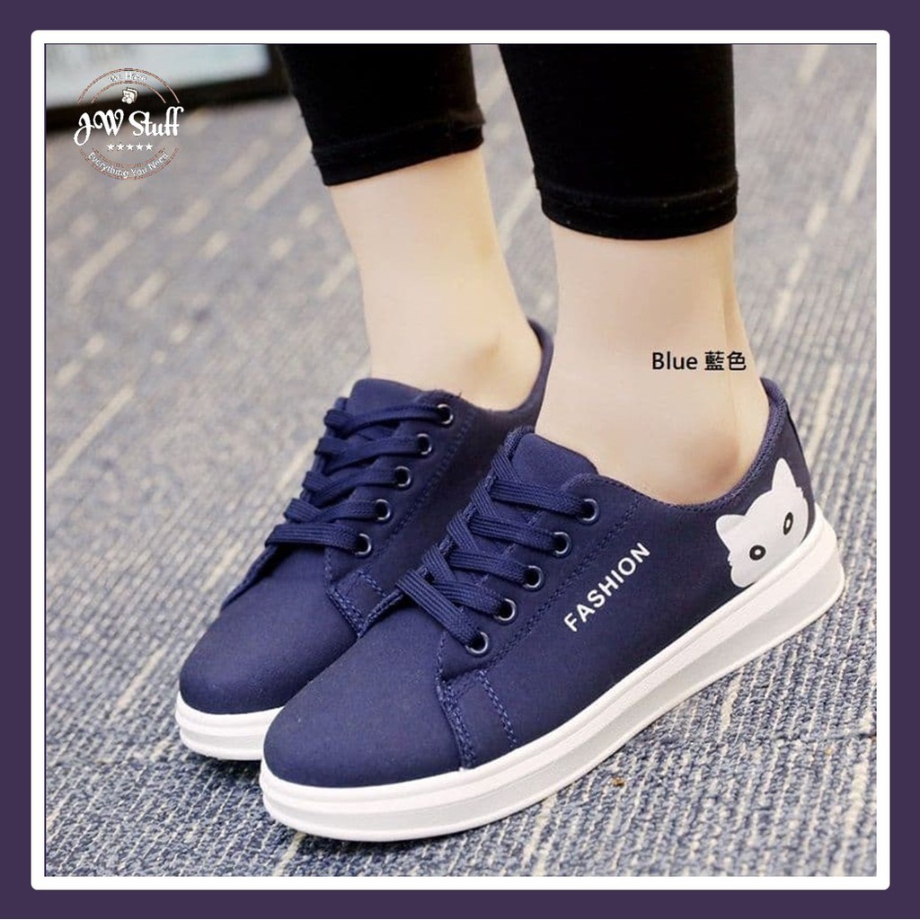 SEPATU KETS TD20 NAVY  | SEPATU  KETS WANITA | SEPATU WANITA | SEPATU KOREA