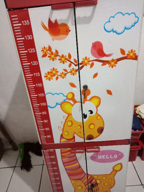 Cod Lemari Plastik / Lemari Pakaian / Laci Plastik Susun 4