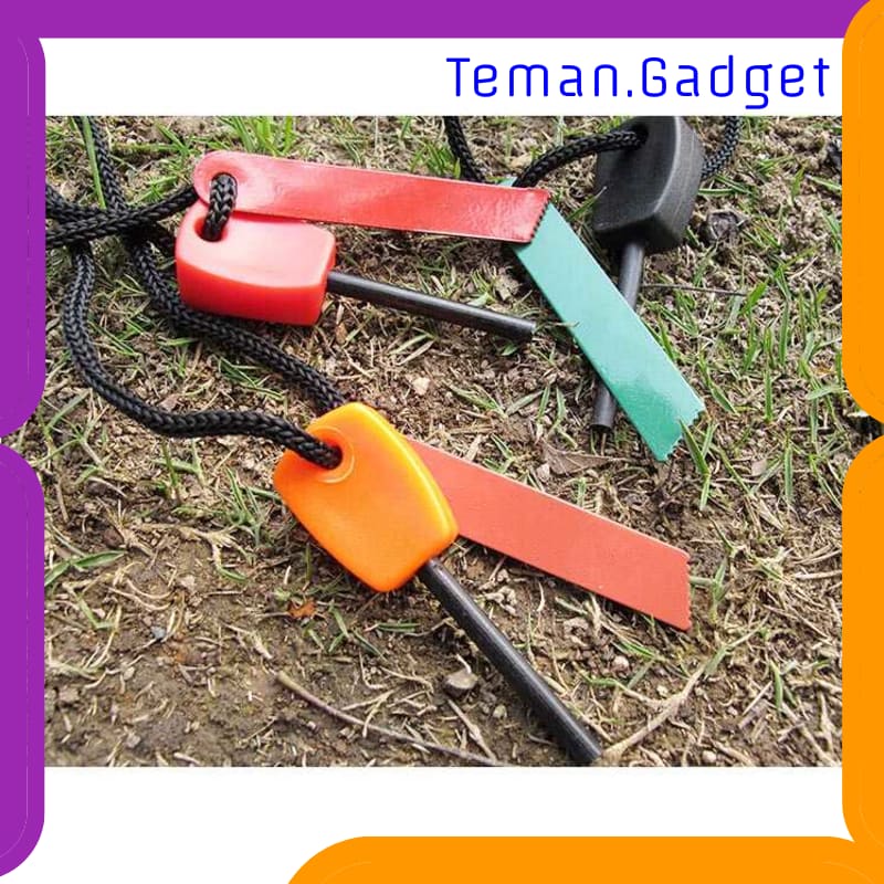 TG-ID107 OUTDOOR SURVIVAL MAGNESIUM FLINT STONE FIRE STARTER - PRO