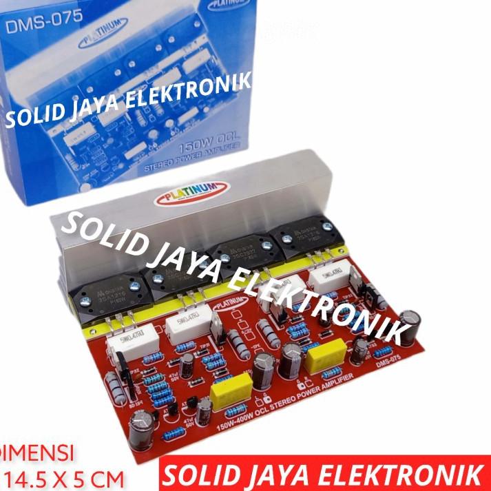 KIT POWER OCL STEREO 150W 150 WATT W DMS-075 DMS 075 DMS075 AMPLI AMPLIFIER AUDIO SOUND TRANSISTOR T