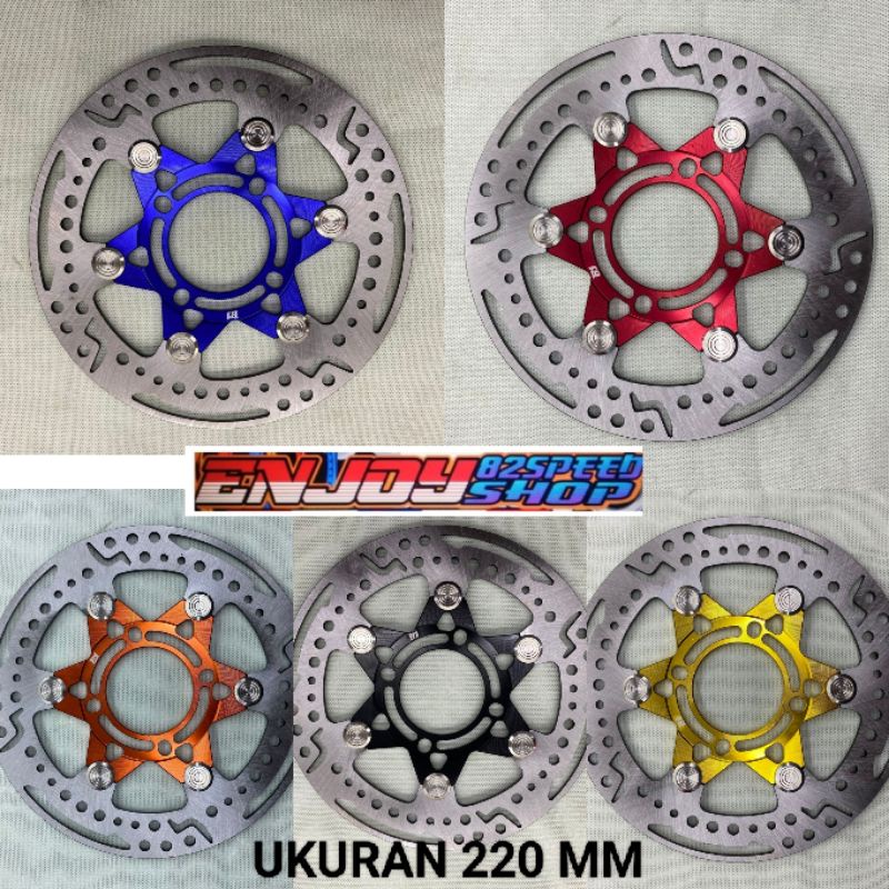 Disc Piringan Cakram Depan 81 Floating stainles Probolt ukuran 220mm jupz blade mx nuovo vega fizr Mio beat scopy Vario