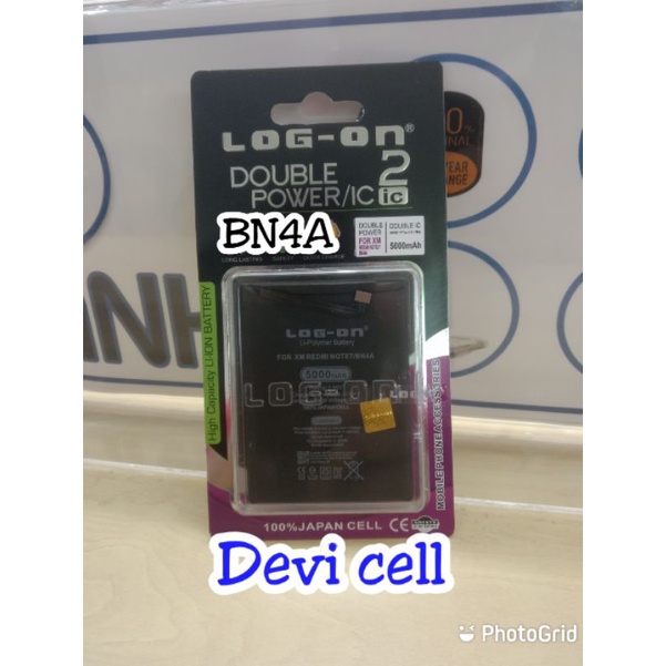 BATERAI BATRE BATREI XIAOMI REDMI NOTE 7 / NOTE 7 PRO BN4A BN-4A DOUBLE POWER LOGON BATRAI BATTERY B