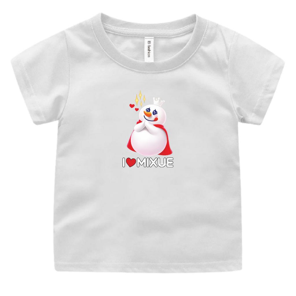 BAJU KAOS OBLONG MURAH ANAK PEREMPUAN DAN LAKI UNISEX MOTIF MIXUE ICE CREAM IDEAL UMUR 2-9 TAHUN