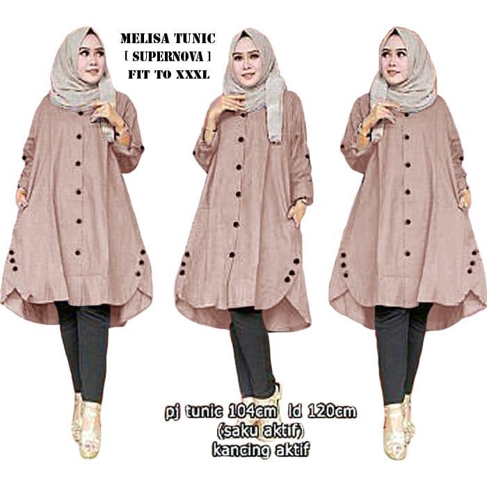 [Tunix Melisa RO]Tunik wanita supernova varian warna