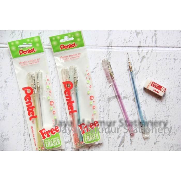 

Produk Unggulan Pensil Mekanik Pentel Caplet 0.5 Mm (Free Eraser) Bergaransi