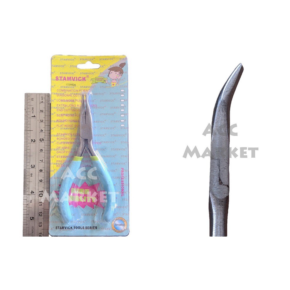 Alat Tang Jepit MINI LANCIP BENGKOK 4.5 Inch Bent Nose Pliers