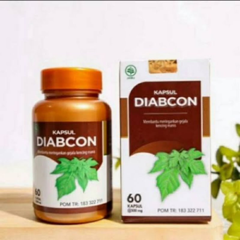 

Kapsul Diabcon Asli Obat Penurun Gula Darah Diabetes Herbal Terbaik