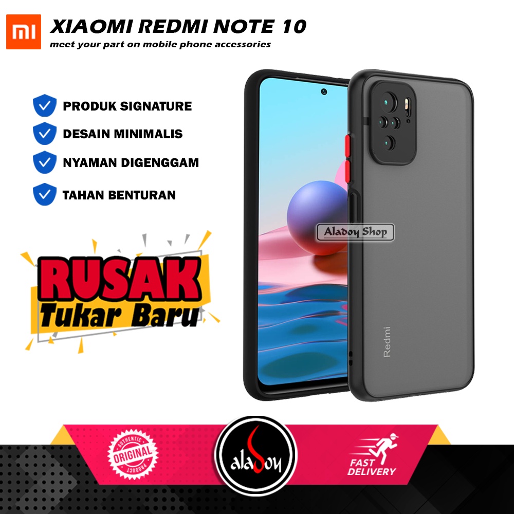 Case XIAOMI REDMI NOTE 10 Hard Case AERO Protection Camera Premium Casing