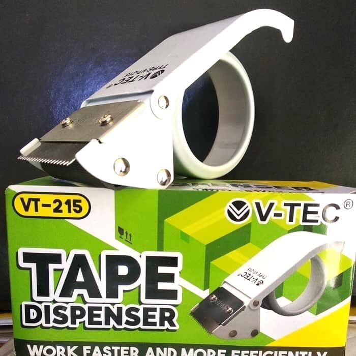 

tape dispenser cutter tape V-Tec vt-215 Pemotong Lakban Besi