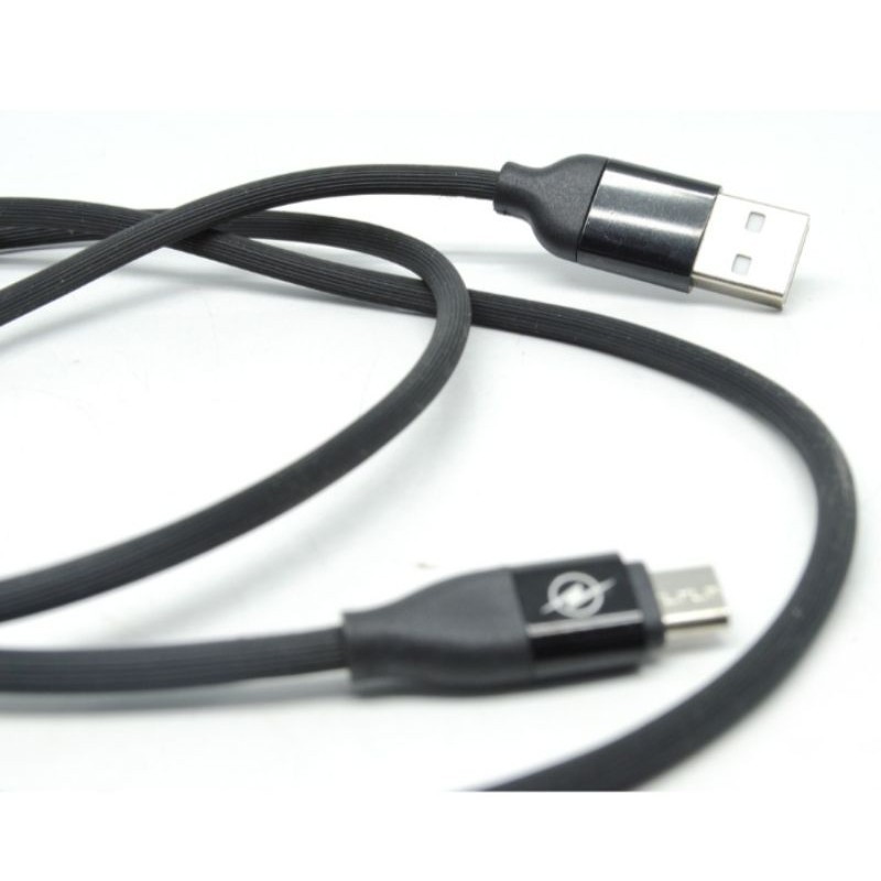 Grab Medan Kabel Charger Micro USB Fast Charging Black 1 Meter